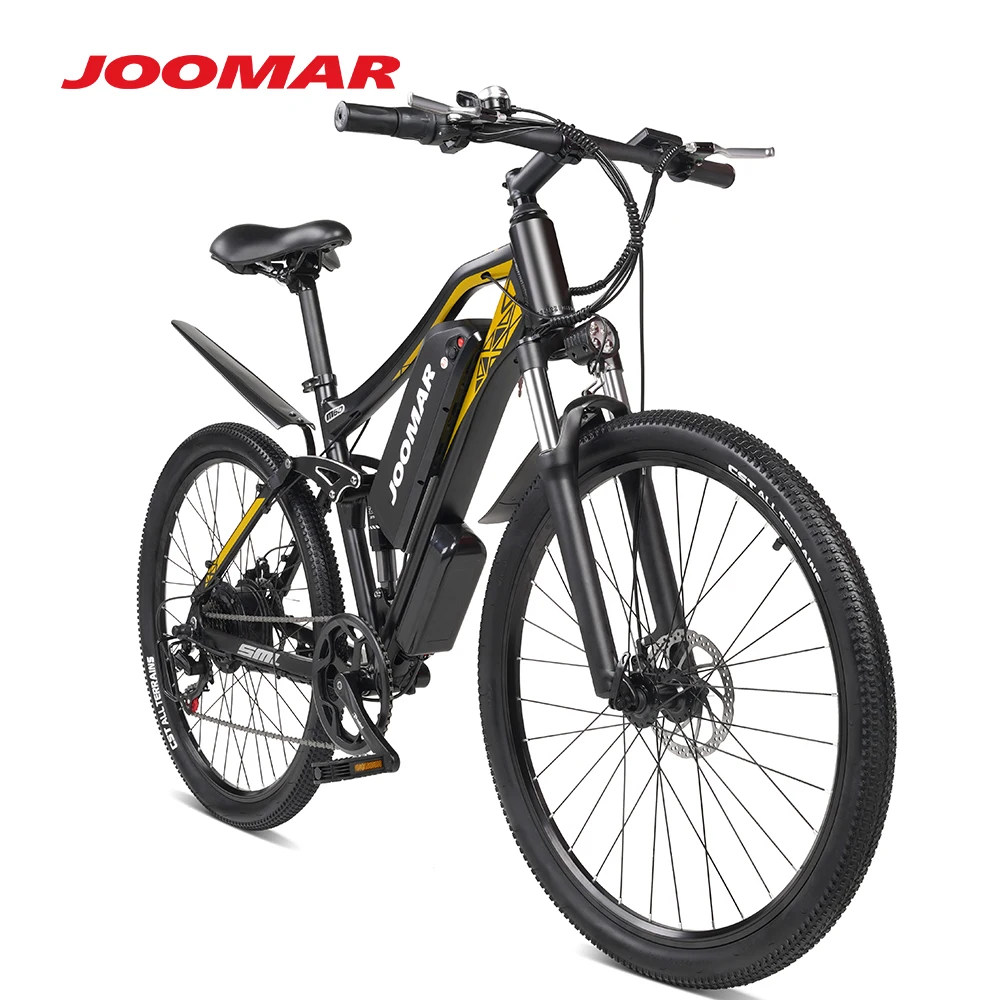 JOOMAR Electric Bike Mountain Bike 500W Ebike Snow Bicycle Sport Beach Cycling 48V 17AH Aluminum Alloy Electronic Bike JM60 Plus