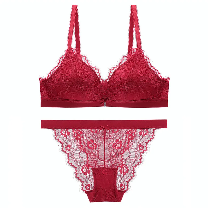 

The new Europe and the United States together without rims ms clients thin red sexy lace underwear
