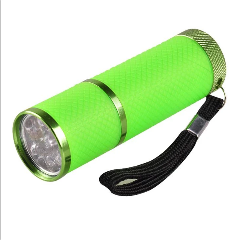 9LED портативный мини фототерапия машина УФ кристалл ультрафиолетовая лампа