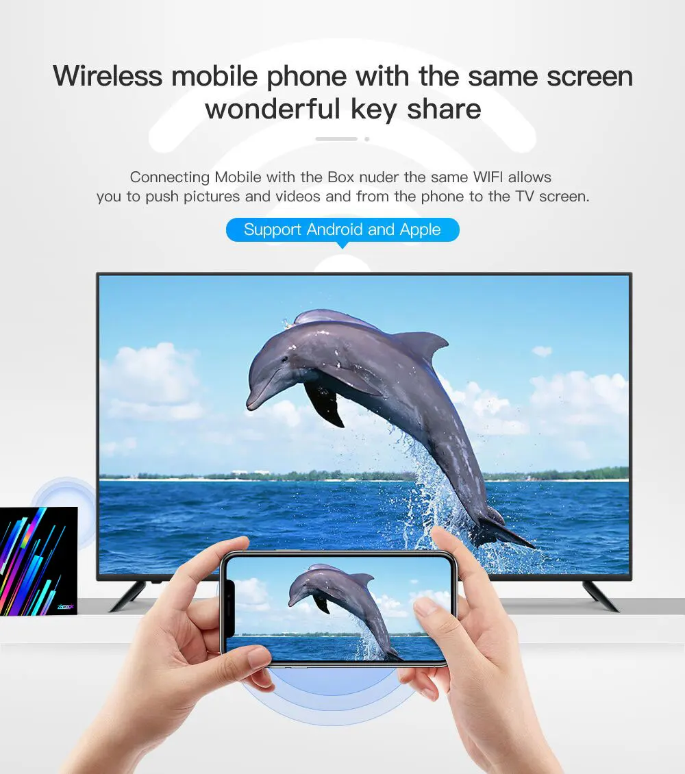 ZKMAGIC TV Box Android 10 0 Z3PLUS 4 ГБ 32 четырехъядерный Allwinner H616 Youtube 6K Smart Box|ТВ-приставки и