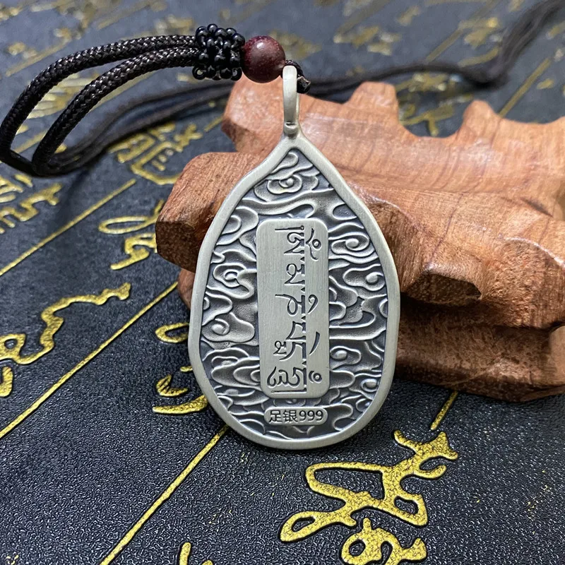 Ожерелье ручной работы унисекс бусы из Непала и буддизма Моринга ожерелье с