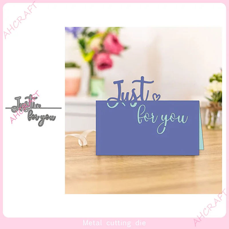 

Just Love You metal cutting dies cut die mold decorations Scrapbook paper craft knife mould blade punch stencils dies