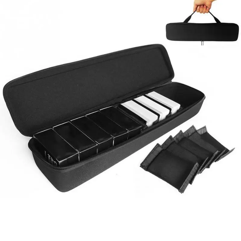 Черный композитный чехол для переноски дорожная жесткая коробка игр Чехол карт