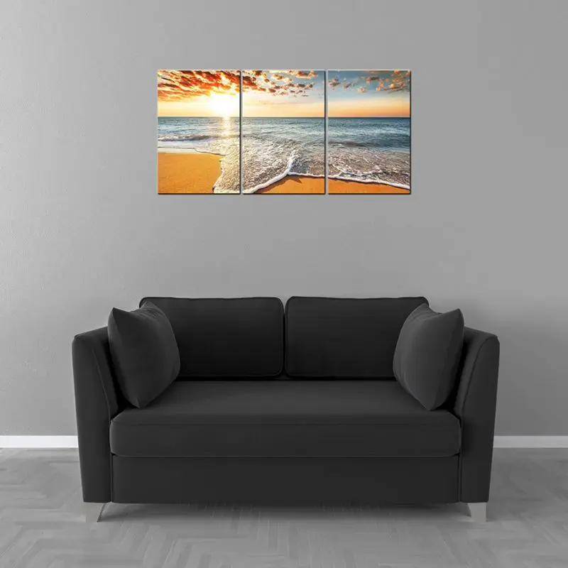 Пейзаж картина волшебное Вишневое дерево в вулканах печать на холсте