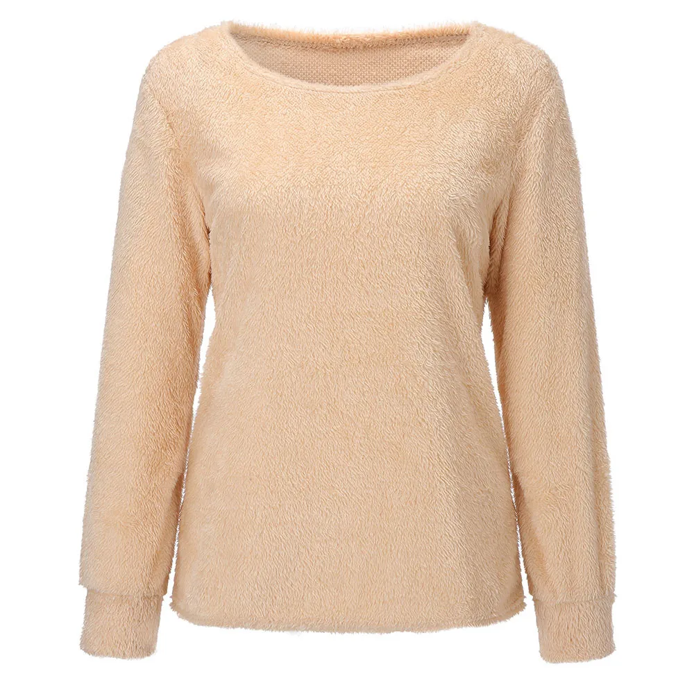 Женская теплая зимняя футболка с круглым вырезом женские футболки повседневная