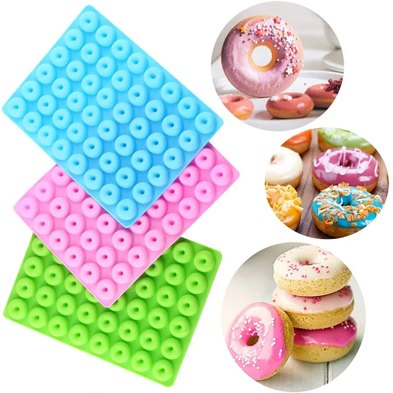 

Silicone Mini Donut Mold Chocolate Cake Decorating Tools Pastry Baking Mould Confectionery Equipment ​Kitchen Bakery Accessories