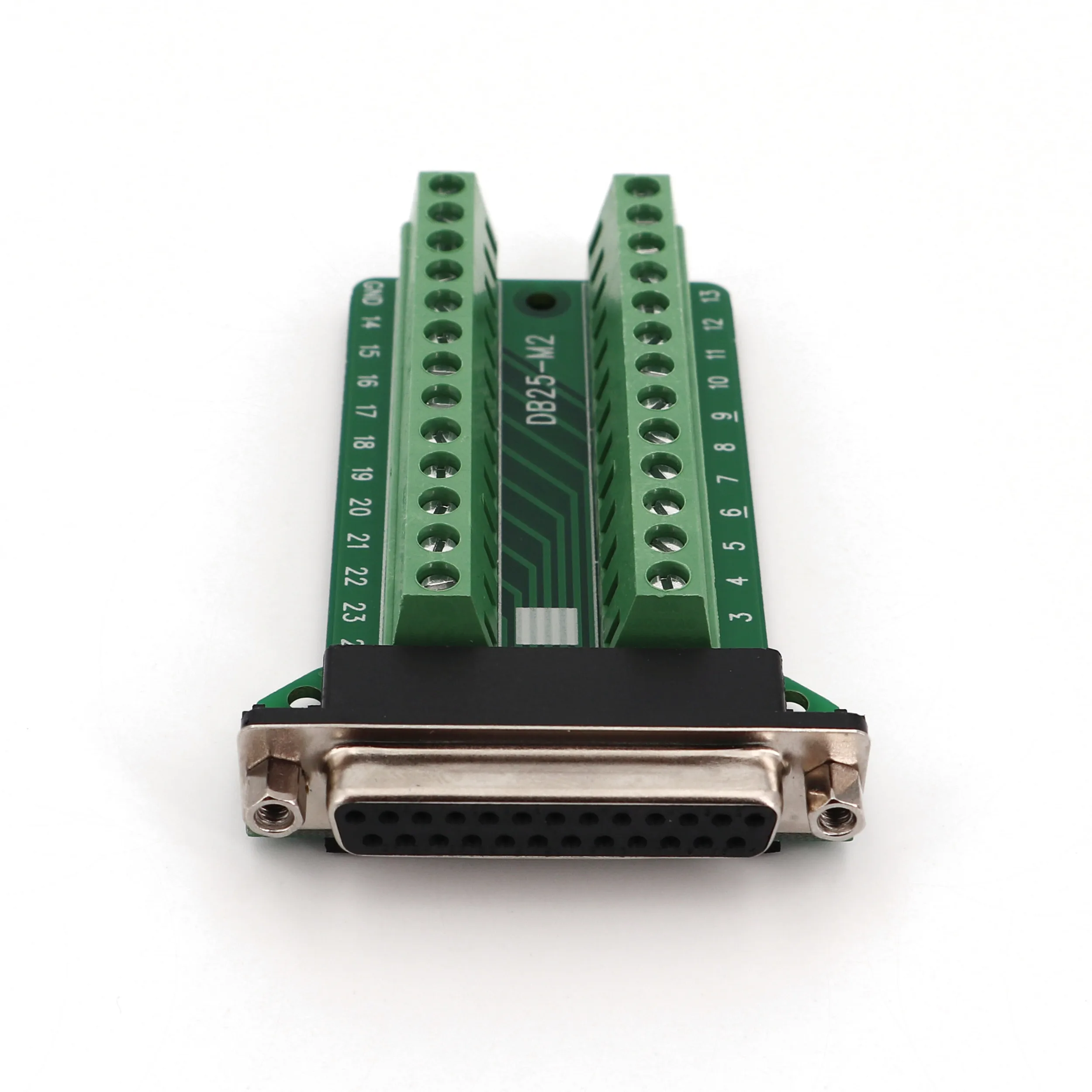 D SUB DB25 Женский 25Pin разъем Breakout PCB 2 ряда клеммы плата адаптер разъем|connector 2|connector