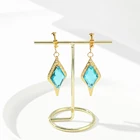 Клипсы из аниме геншин ударт, Kaeya, альберих, металлические подвесные серьги, ювелирные изделия, реквизит для косплея, аксессуары, сувенирные подарки для фанатов