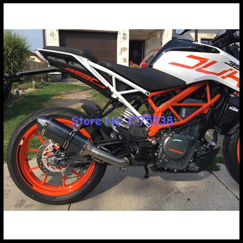 Мотоцикл выхлопной трубы ссылку для KTM Duke 125 250 390 2017-2020 RC глушитель выхлопных газов