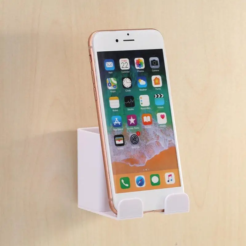 

Phone Wall Holder Smartphone Remote Control Hanging Wall Storage Rack Mount