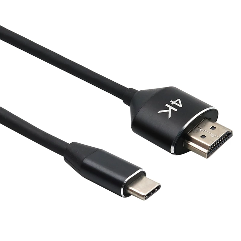 

USB C к HDMI-кабелю 4K 30 Гц Тип C HDMI Thunderbolt 3 адаптер для Samsung Huawei Android мобильный телефон