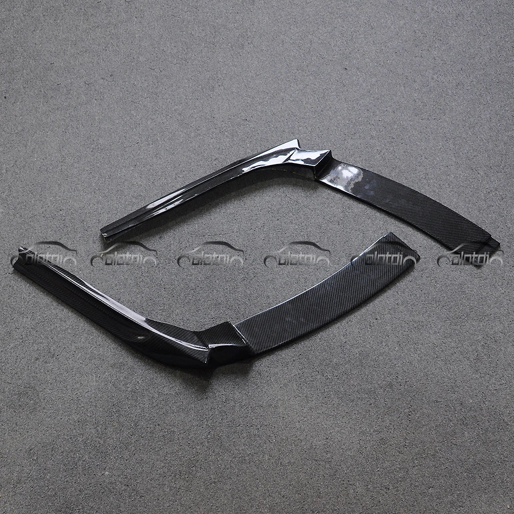 OLOTDI Реальные углеродного волокна задний бампер сплиттеры Туфли без каблуков для