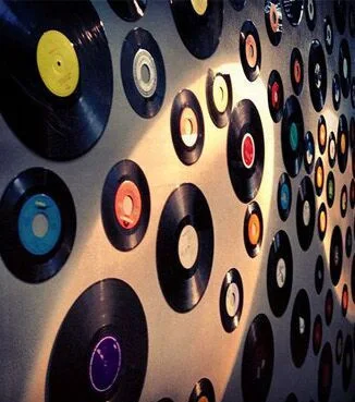 

12 inch vinyl record decoration bar cafe personality indoor wall decoration retro nostalgic old record decoration wall