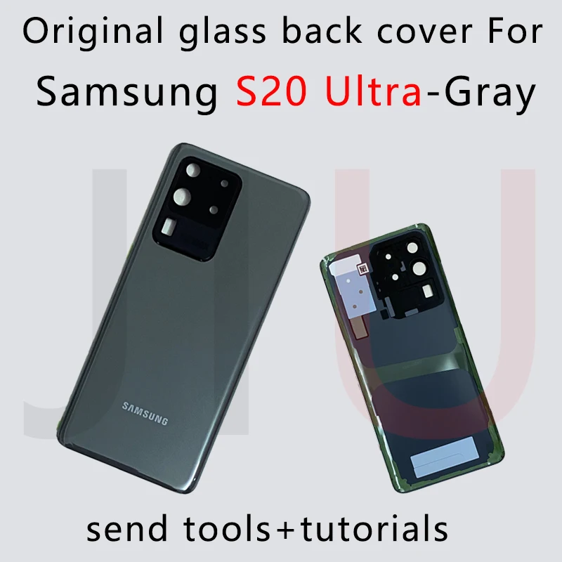 Оригинальный аккумулятор задняя крышка для Samsung Galaxy S20 + ультра стеклянная 5G новый