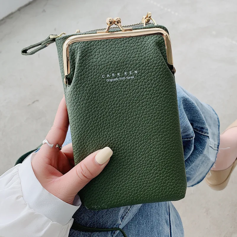 

2021 New Korean Version of The Wild Messenger Bag Summer Shoulder Bag Fashion Wallet Mobile Phone Bag Retro Small Bag Female