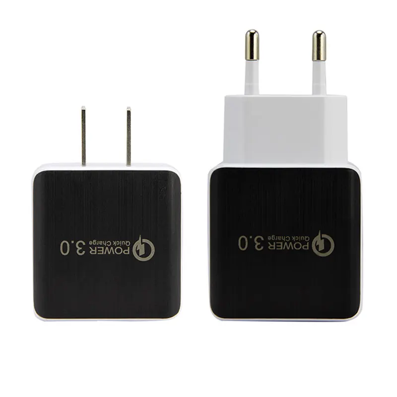3A Quick Charge 3 0 USB зарядное устройство ЕС мобильный телефон адаптер для iPhone X макс 7 8