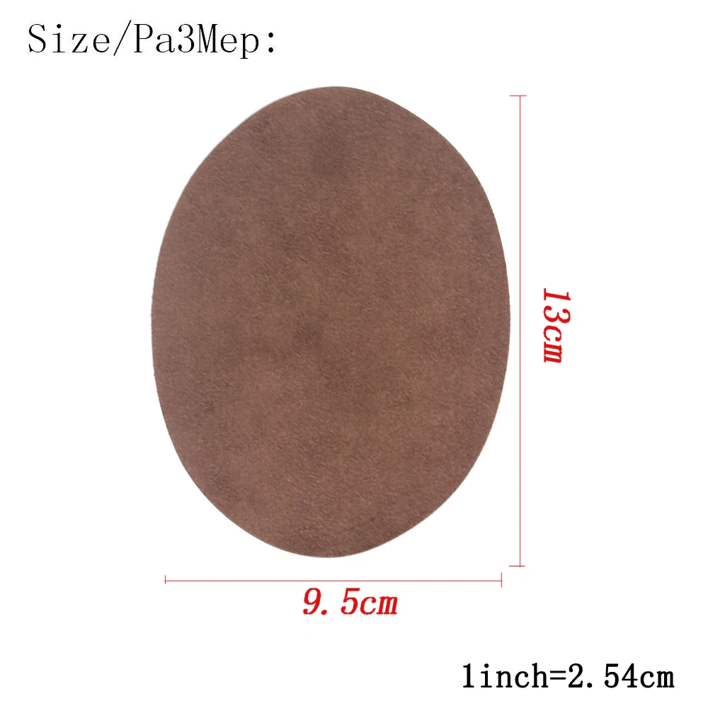 

10pcs Artificial Leather Patches Iron On Patch for Repair Elbow Knee Clothing Appliqued DIY Craft Patchwork Accessories