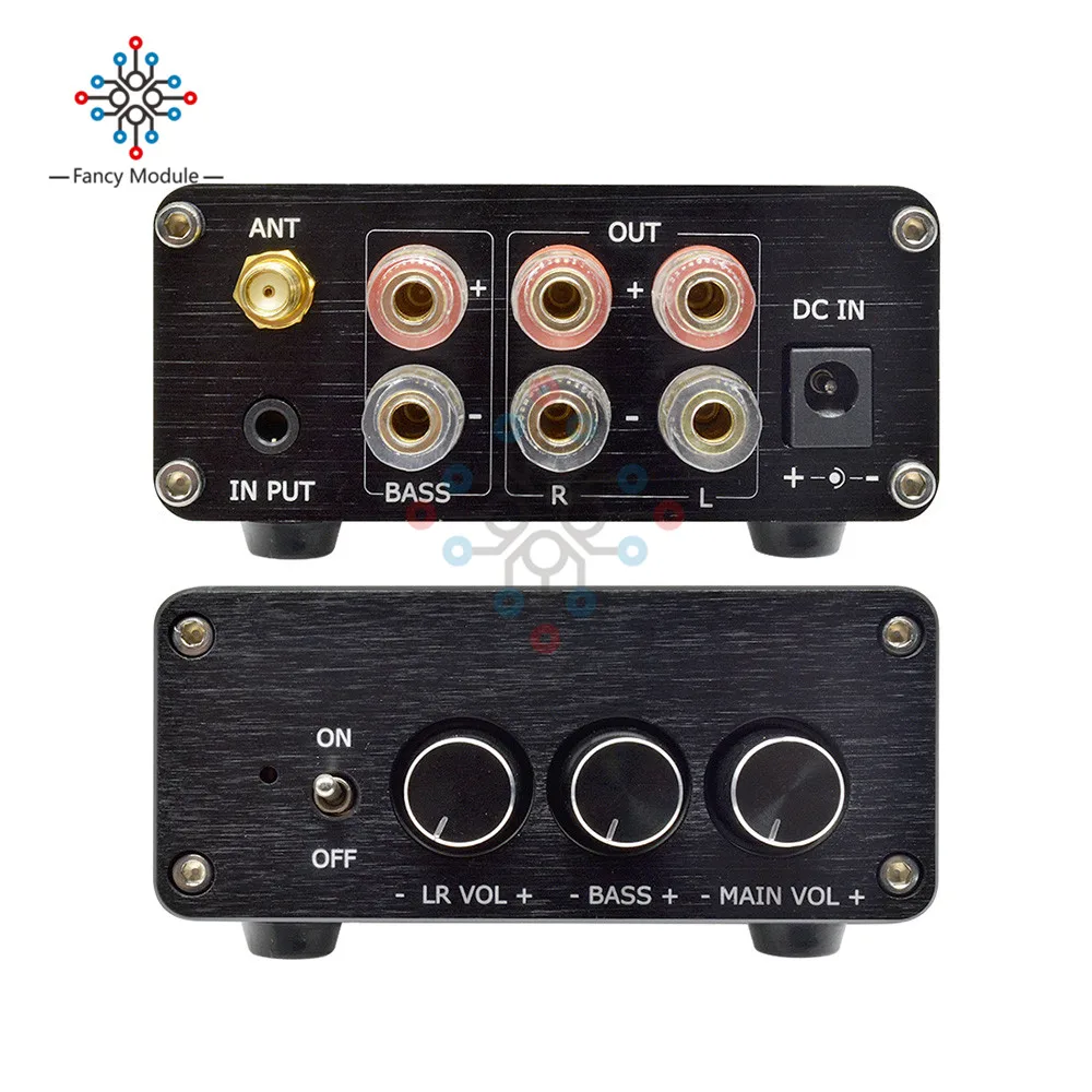 Плата усилителя ресивера Bluetooth diymore TPA3116 2-канальная плата Hi-Fi класса D 2x50 Вт + 100