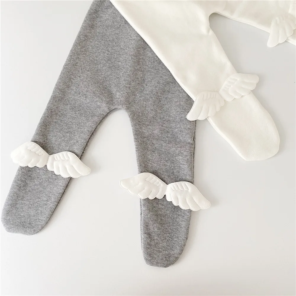 Baby girls cute wing patchwork panty-hose Spring Winter infant kids cotton leggings | Pants