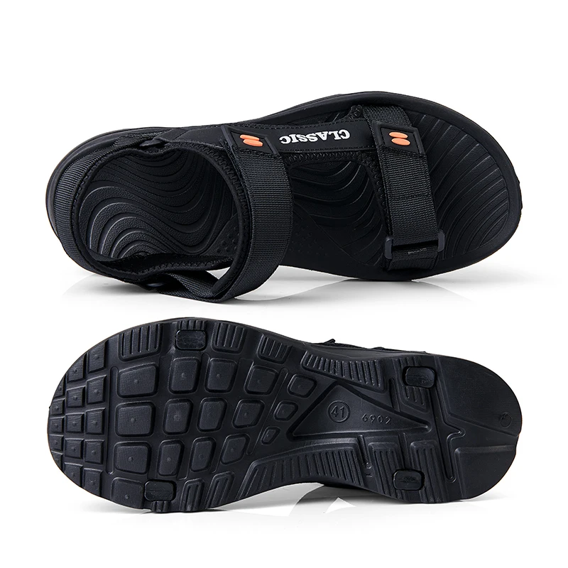 

Leisure Men's Sandals Summer Outdoor Slip On Footwear Soft Casual Shoes Male Retro Comfortable Non-slip Sandalias Big Size 46