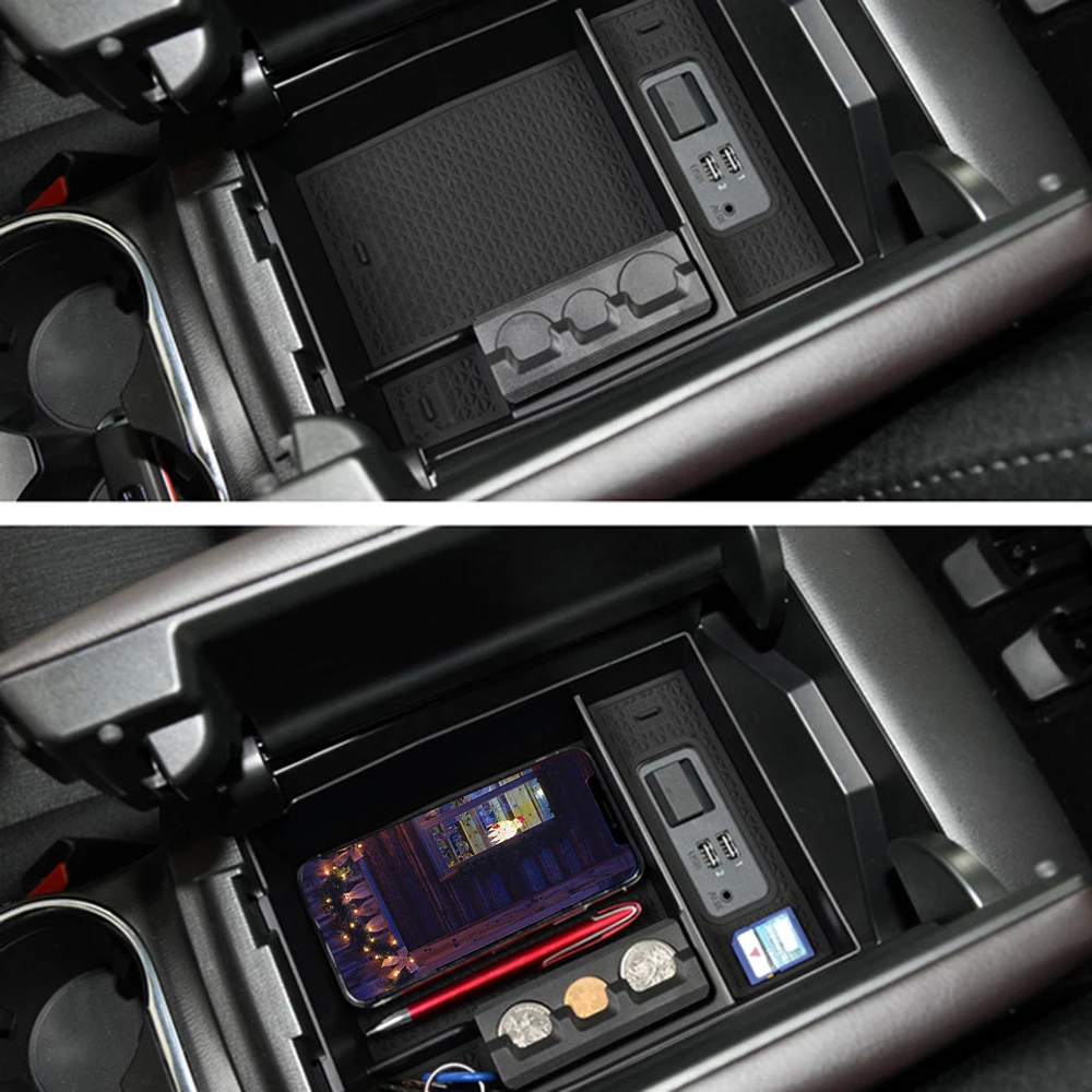 

Car Central Armrest Storage Box Center Console Organizer Center Console Container Replacement For Mazda CX-8 CX-9