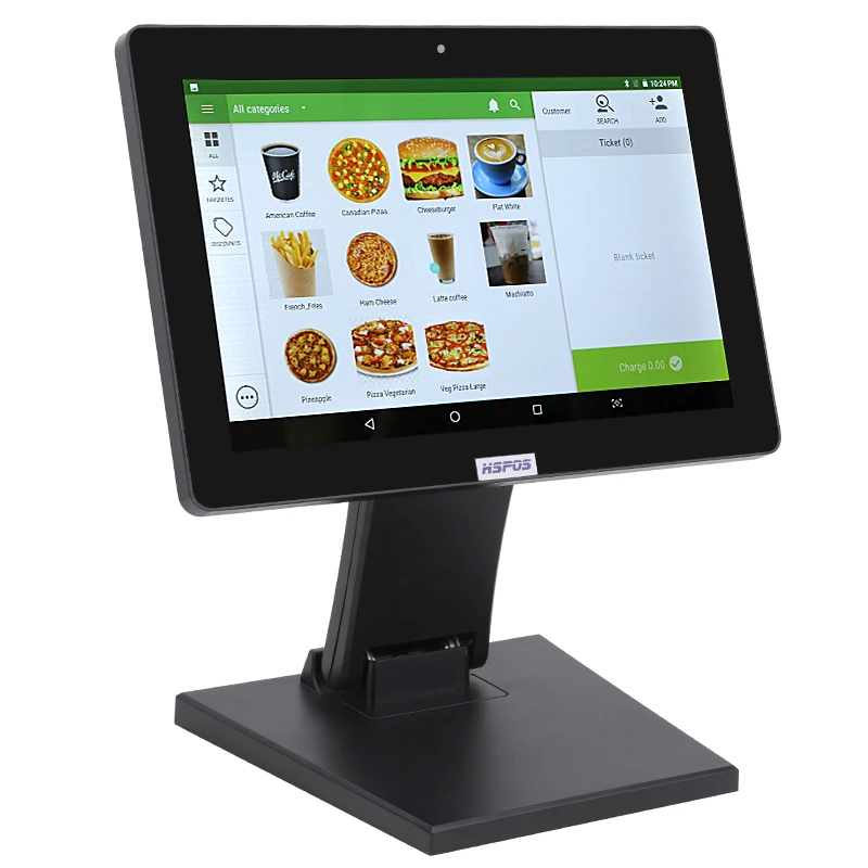 12 дюймовый сенсорный экран табель ПК Android POS машина с Bluetooth WIFI интерфейс HS T121