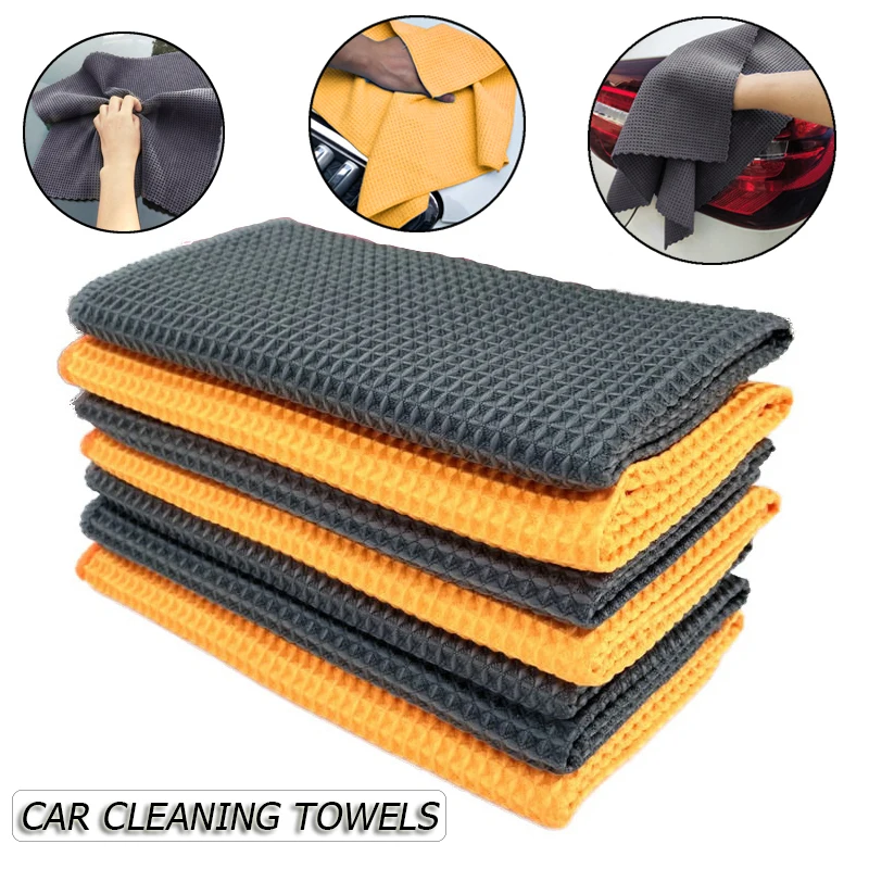 

Home Cleaning Towels Useful Car Wash Towel Microfiber Absorbent Duster Cloth Durable Cleaning Rag Soft Cleaning Supplies