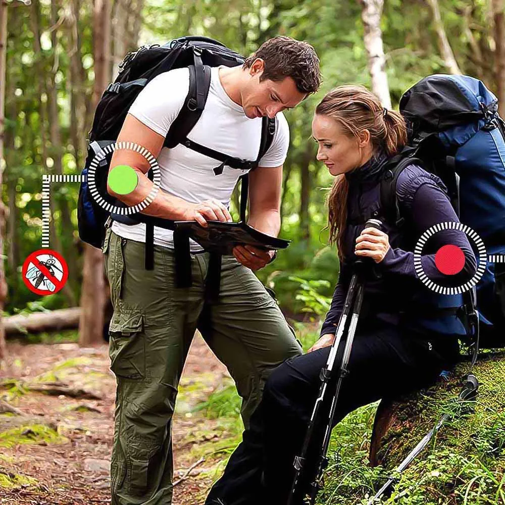 60 шт. наклейки от комаров и насекомых|Репелленты| |