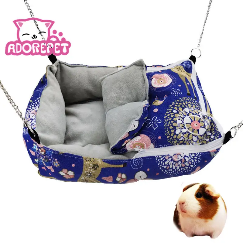 Зимняя теплая морская свинка кролик ежик гнездо для кровати слайдер белка