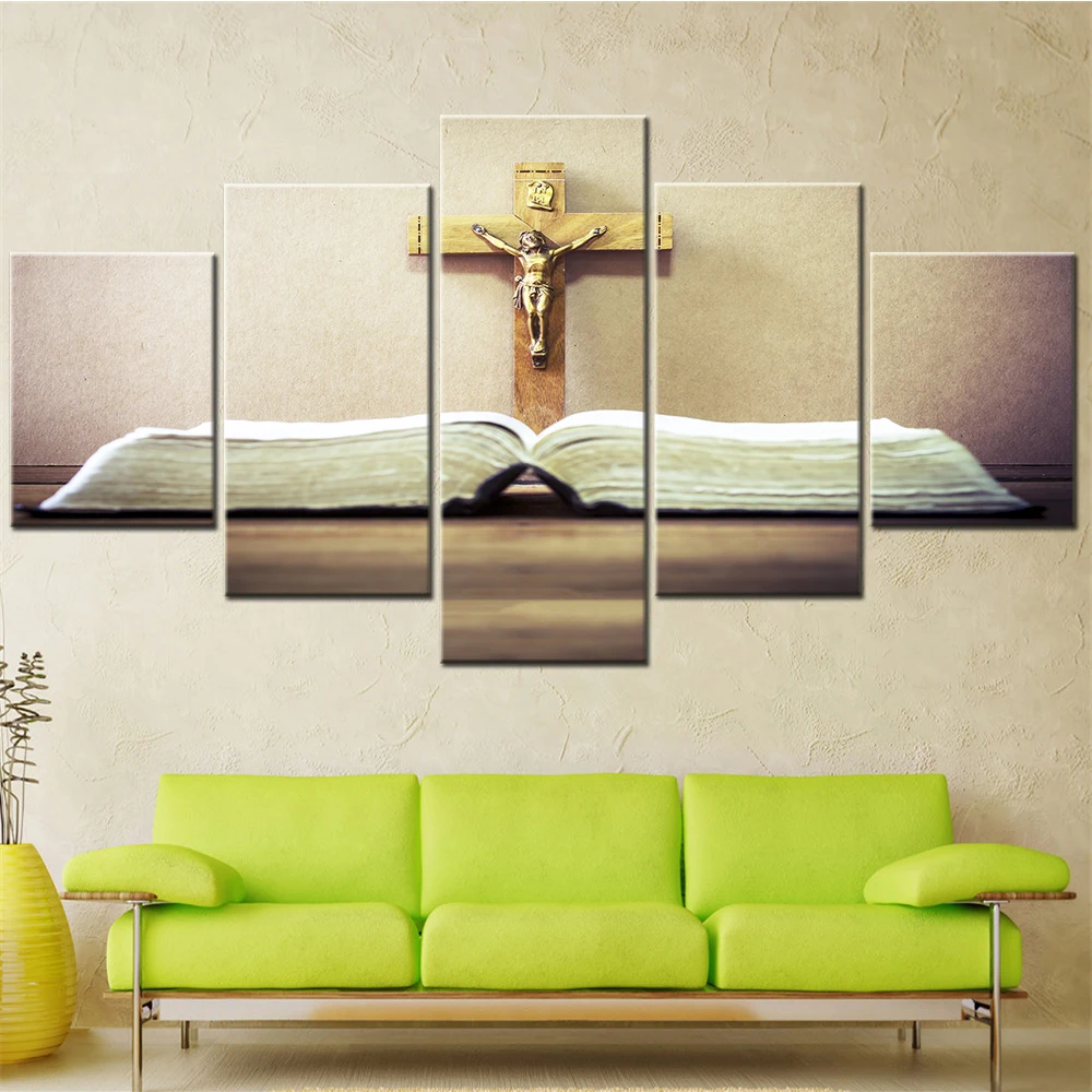 Крест на стену из Библии набор холста христианские аксессуары для украшения дома