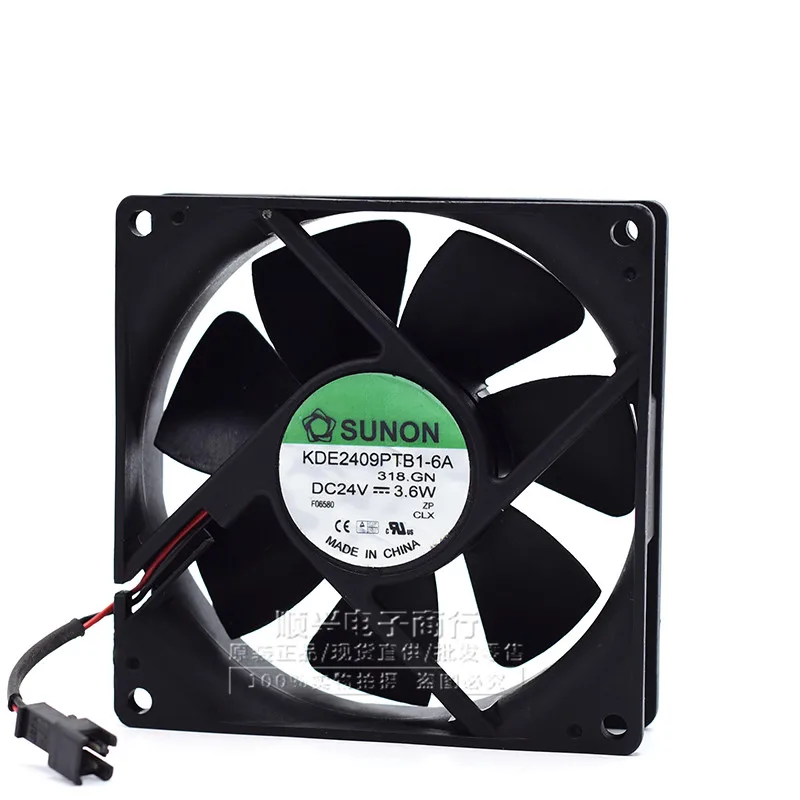 SUNON KDE2409PTB1-6A 9 см 92*92*25 мм 9225 24V 3,6 W чехол вентилятор-инвертор для сервера