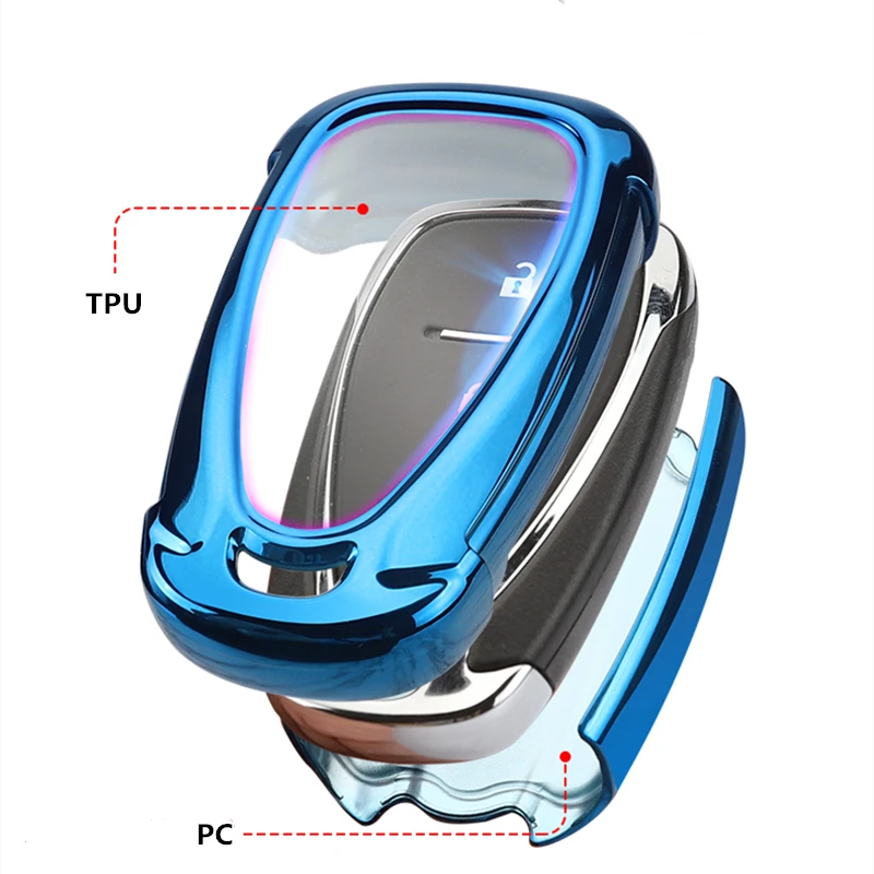 Высококачественный мягкий чехол для автомобильного ключа из ТПУ chevrolet cruze spark camaro