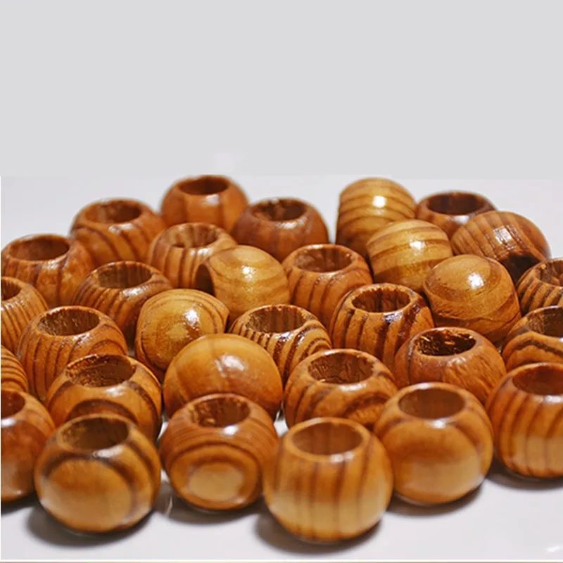 Для изготовления украшений своими руками Браслет деревянные бусины с большими