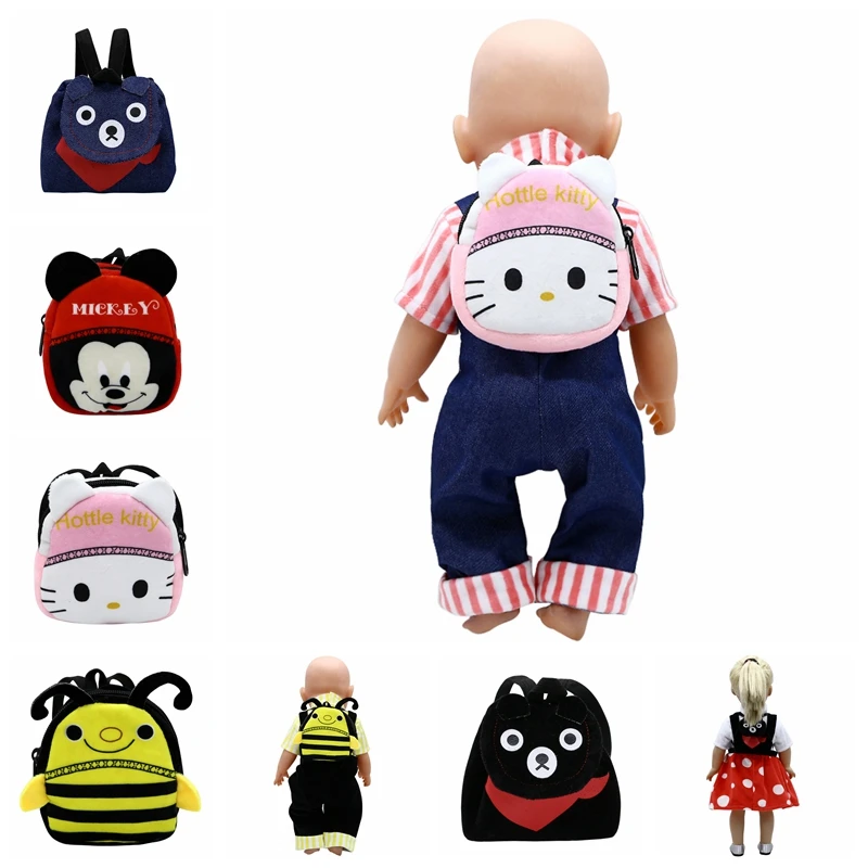 Baby born Doll аксессуары 7 видов стилей милый рюкзак школьный для 43 см кукла и 18 дюймов