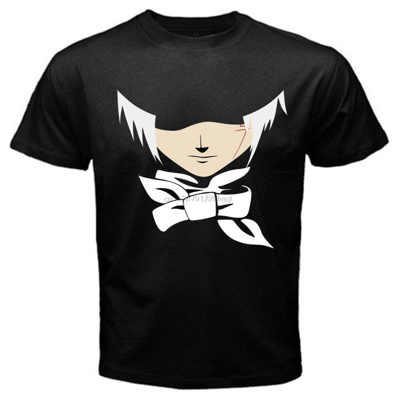 D серый человек Япония Аниме ТВ серии Классическая футболка Черная Базовая