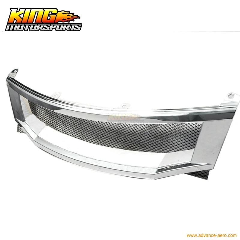 Подходит для 08 09 10 Honda Accord Sedan T R Хромированная передняя вытяжная решетка США