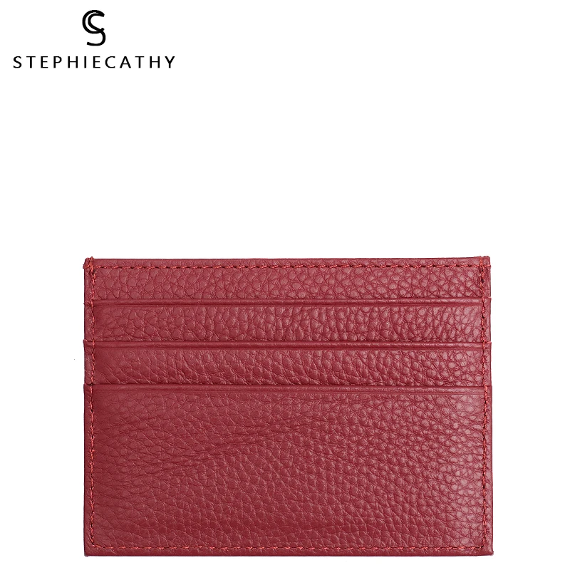 SC Женский короткий кошелек из мягкой натуральной кожи Классический маленький