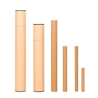 30pcslot multiple size high quality brown color long perfume barrel lengthened paper tube joss stick craft container