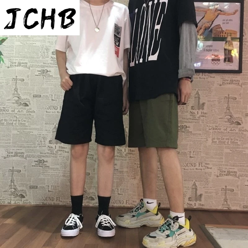 

2021 Korean High Waist Women Clothes Knee Length Cargo Pants Womens Hip Hop Style Casual Pants Womens Pant Loose Sweatpants