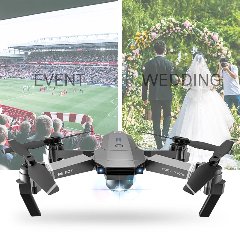 SG907 Дрон GPS 4K HD x50 зум Камера 5G WIFI FPV Профессиональный Квадрокоптер RC вертолет