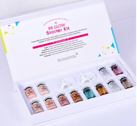 Бренд 12 шт 8 мл Корейская Золотая сыворотка основа - Цвет: BB Glow Serum Kit