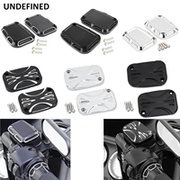 motorcycle cnc brake master cylinder cover front rear for harley touring road king street electra glide ultra v rod night rod