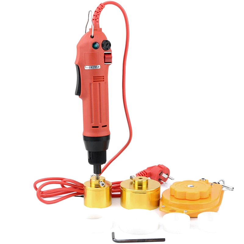 

New Hand Hold Small Electric Capping Machine Automatic Screw Bottle Lid Installment Tools