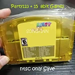 Супер 18 в 1 Paty 123 + 15 8 битная игра для 64 битной игровой консоли US NTSC