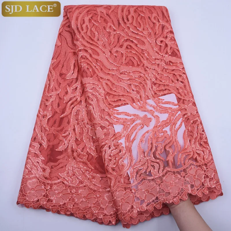 SJD Кружева Новое поступление высокое качество африканская французская сетка