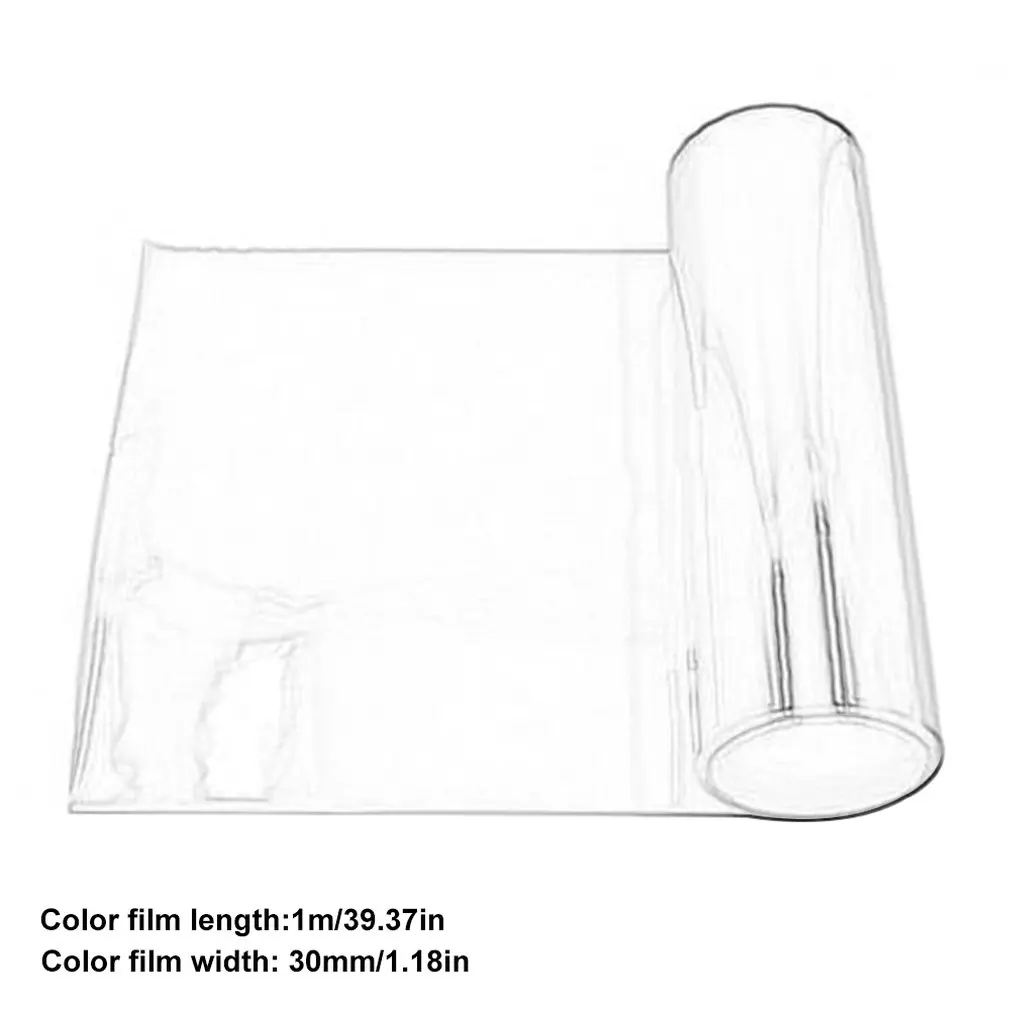 

30 X100Cm Car Headlight Color Changing Film Brake Light Sticker Tail Light Color Film Car Light Film Car Film