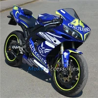 motorcycle fairings kit fit for yzf r1 2004 2005 2006 bodywork set high quality abs injection new neon blue