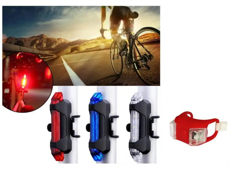 Светодиодный велосипед светильник велосипедный задний фонарь