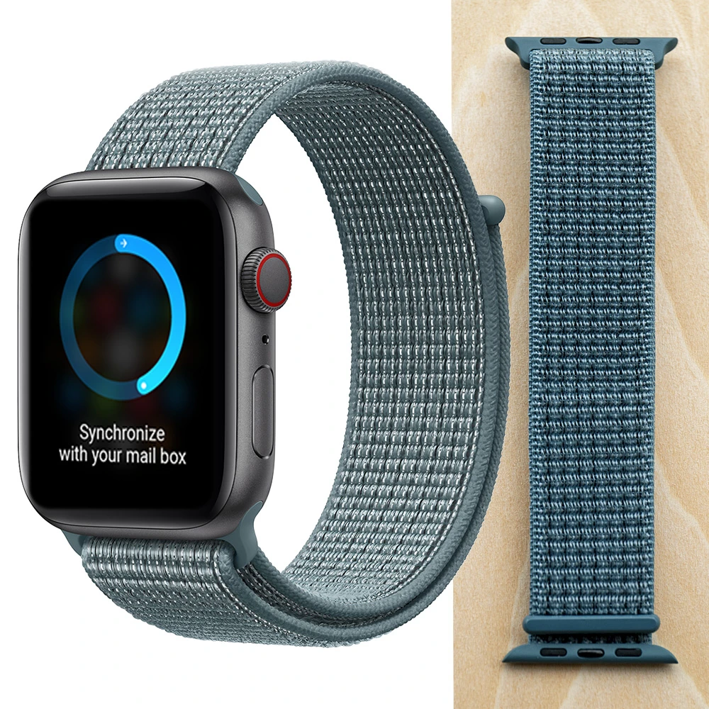 Celestial Новая высококачественная нейлоновая Спортивная петля для Apple Watch band Series 4 3 2 1 мягкий дышащий тканый ремешок 44 мм iwatch 42 мм 38 - Цвет ремешка: Celestial