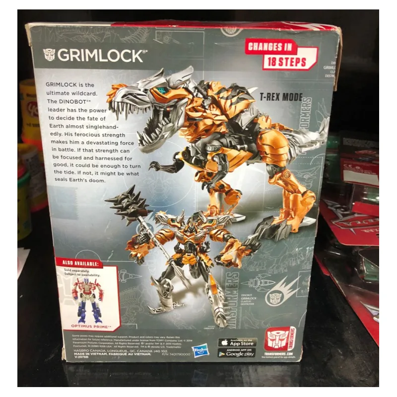 Трансформеры TAKARA TOMY модель гримлока V 4 деформация Автобот игрушка из фильма